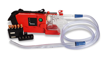 Battery powered backup dental suction